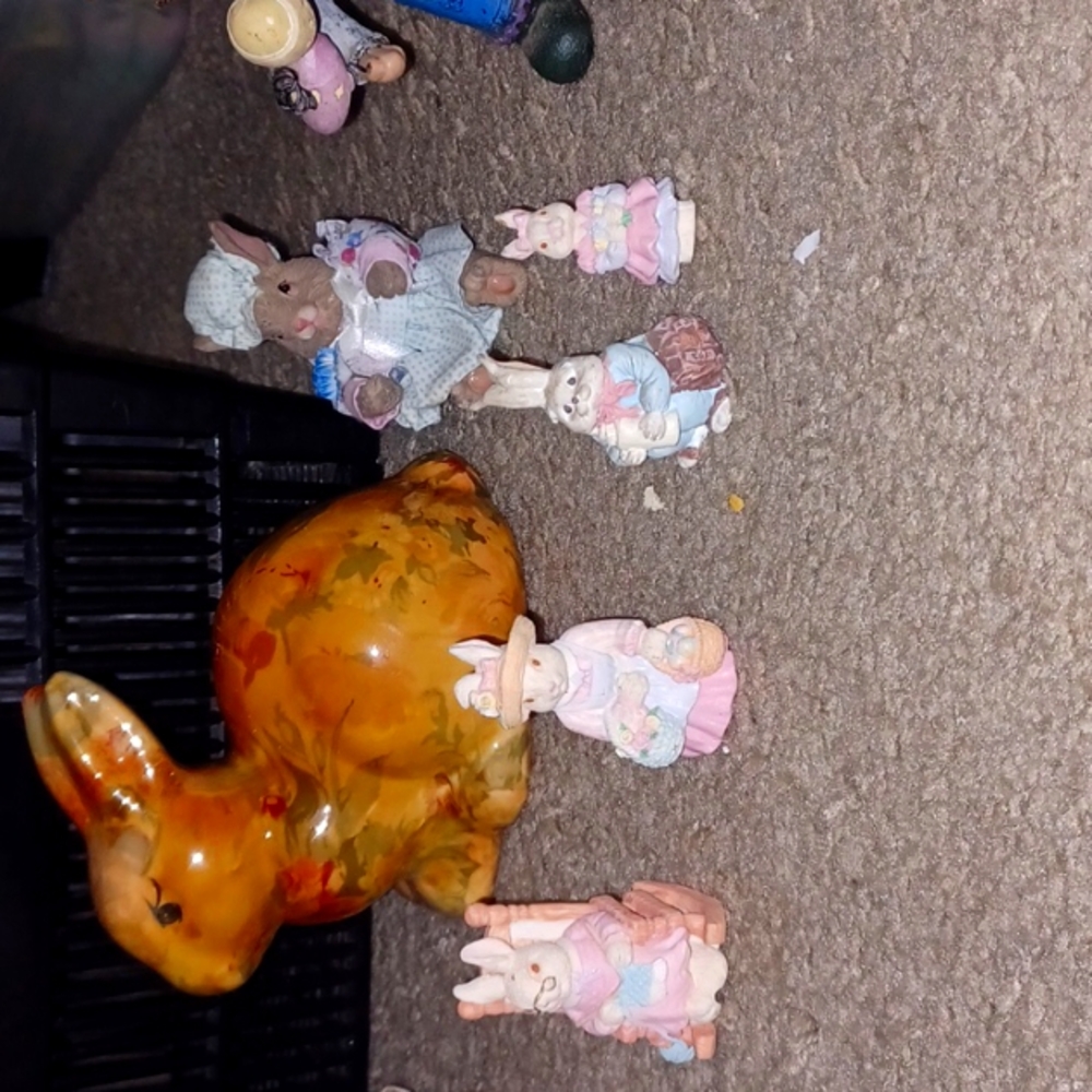 Bunny rabbit trinket collection